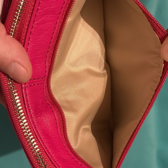 Coach Ashley Fuchsia Wristlet - Picture 3 of 8